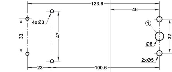 Tischplattenverbinder, Tischplatten trennbar, silberfarben, Bauhöhe: ca. 18mm